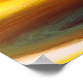 Digitale computer Abstract Poster afdrukken (Hoek)