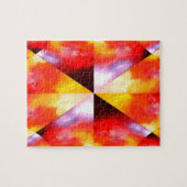 Digitale Computer Art Abstract modern Creative Red Legpuzzel (Horizontaal)