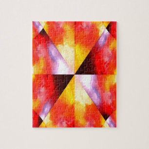 Digitale Computer Art Abstract modern Creative Red Legpuzzel