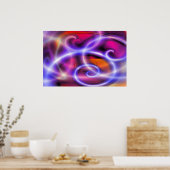 Digitale Computer Art Posters - Abstracte Prints (Keuken)