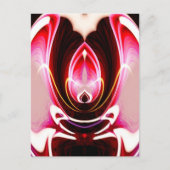 Digitale Computer Moderne Abstracte Kunst Briefkaart (Voorkant)