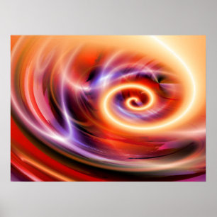 Digitale computerkunst - Abstract modern creatief Poster