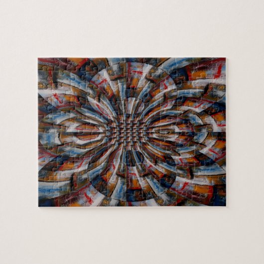 Digitale computerkunst Abstract moeilijk Legpuzzel (Horizontaal)