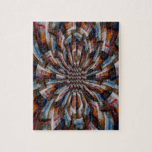 Digitale computerkunst Abstract moeilijk Legpuzzel