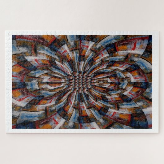 Digitale computerkunst Abstract moeilijk Legpuzzel (Horizontaal)