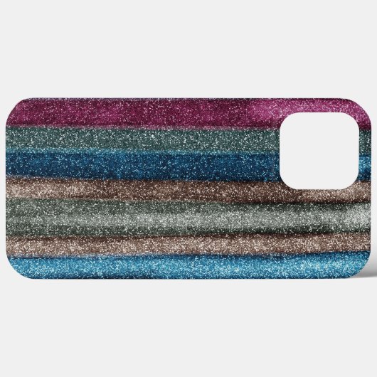 Digitale creatie van kleurrijke glitter Case-Mate iPhone case (Achterkant (horizontaal))