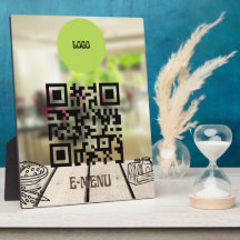 Digitale Delights: 8x10 met Ezel QR Code Menu