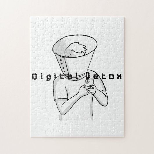 digitale detox behandeling legpuzzel (Verticaal)