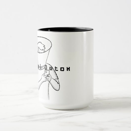 digitale detox behandeling mok (Midden)