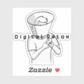 digitale detox behandeling sticker (Vel)