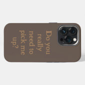 Digitale detox herinnering | Subtiele tekst iPhone Hoesje (Achterkant horizontaal)