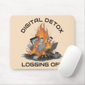 Digitale Detox Muismat (Met muis)
