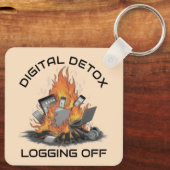 Digitale Detox Sleutelhanger (Achterkant)