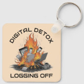 Digitale Detox Sleutelhanger (Achterkant)