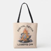 Digitale Detox Tote Bag (Achterkant)