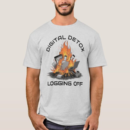 Digitale Detox Unisex T-shirt (Voorkant)