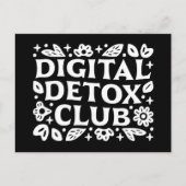 Digitale detoxclub steungroep briefkaart (Voorkant)