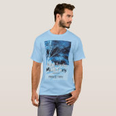 digitale doodles en gedenkschilders hippie-t t-shirt (Voorkant volledig)