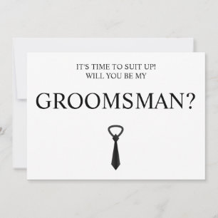 Digitale Download Groomsman Kaart, Groomsmen & Bes Kaart