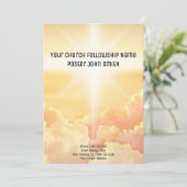 DIGITALE DOWNLOAD Hemelse Cloud Kerk Kaart (Staand voorkant)