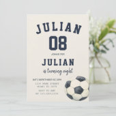 Digitale Download Sportfeest Uitnodigen Kaart (Staand voorkant)