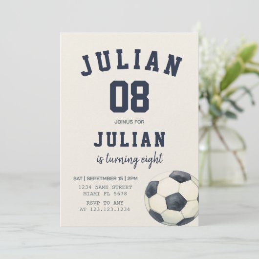 Digitale Download Sportfeest Uitnodigen Kaart (Staand voorkant)