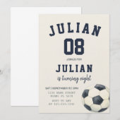 Digitale Download Sportfeest Uitnodigen Kaart (Voorkant / Achterkant)