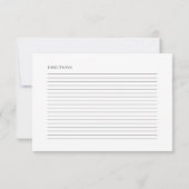 Digitale download Vino voor geloften recept Kaart (Achterkant)