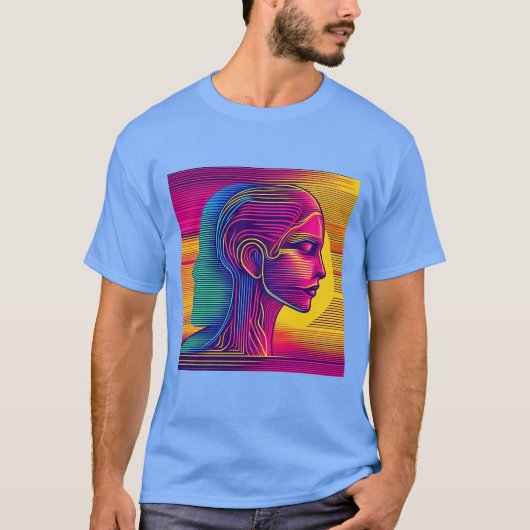 Digitale dromen t-shirt (Voorkant)