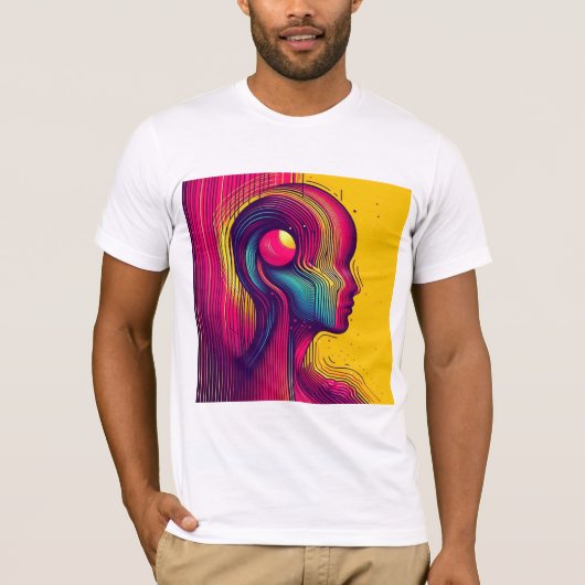 Digitale dromen t-shirt (Voorkant)