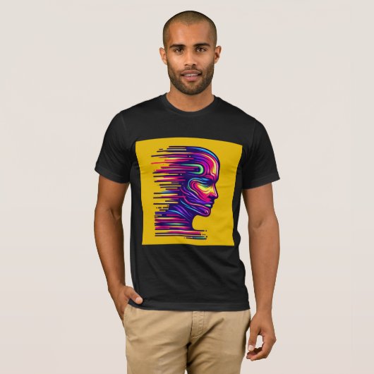 Digitale dromen t-shirt (Voorkant volledig)