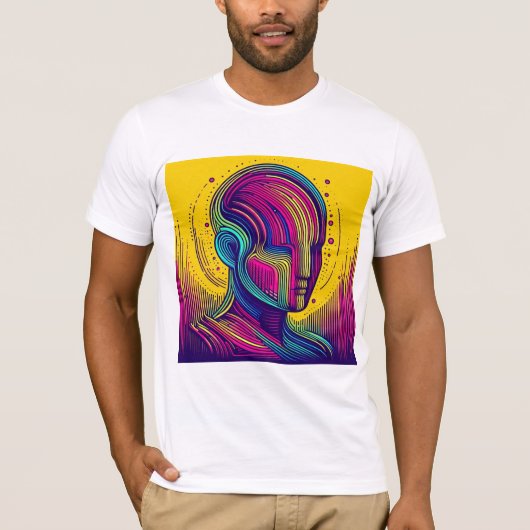 Digitale dromen t-shirt (Voorkant)