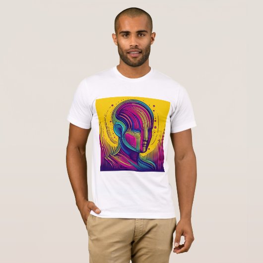 Digitale dromen t-shirt (Voorkant volledig)