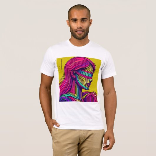 Digitale dromen t-shirt (Voorkant volledig)