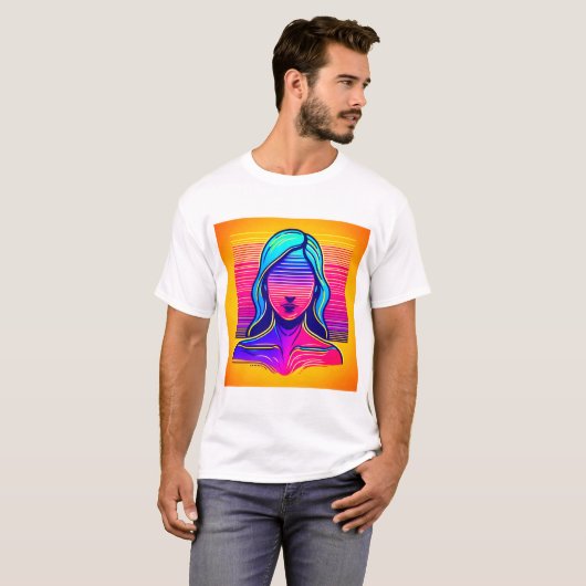 Digitale dromen t-shirt (Voorkant volledig)