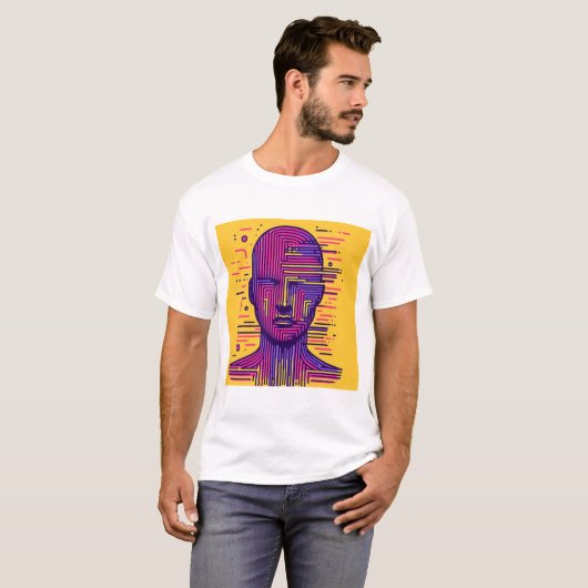 Digitale dromen t-shirt (Voorkant volledig)