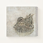 Digitale duck Art Notitieboek (Achterkant)