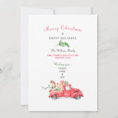 Digitale Echografie Christmas Boy Bundel Feestdagenkaart (Achterkant)