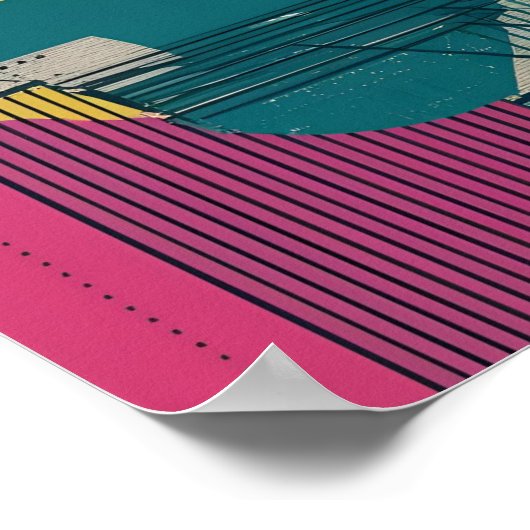 Digitale echo's - Memphis Redux Poster (Hoek)