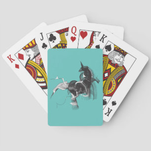 Digitale Eenhoorn Pokerkaarten