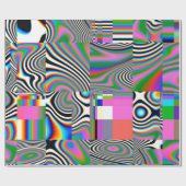 Digitale effecten. Levendige abstracte achtergrond Cadeaupapier (Vlak)