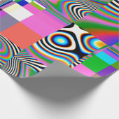 Digitale effecten. Levendige abstracte achtergrond Cadeaupapier (Hoek)