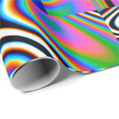 Digitale effecten. Levendige abstracte achtergrond Cadeaupapier (Rol Hoek)