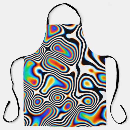 Digitale effecten. Levendige abstracte achtergrond Schort (Voorkant)
