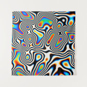 Digitale effecten. Levendige abstracte achtergrond Wandkleed (Voorkant (horizontaal))