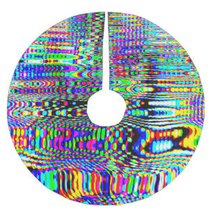 Digitale effecten: meerkleurig abstract ontwerp kerstboom rok
