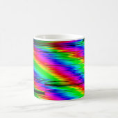 Digitale effecten. Multicolor abstracte achtergron Koffiemok (Center)