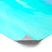 Digitale effecten. Multicolor abstracte achtergron Poster (Hoek)
