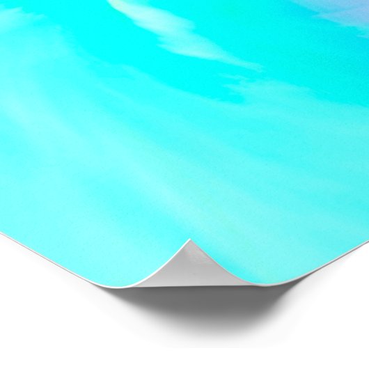 Digitale effecten. Multicolor abstracte achtergron Poster (Hoek)