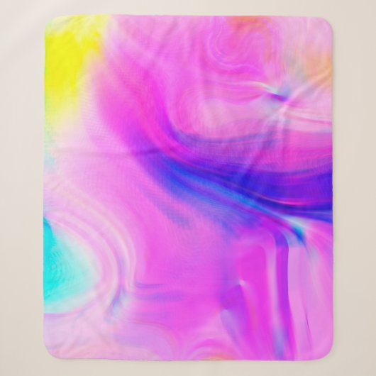 Digitale effecten. Multicolor abstracte achtergron Sherpa Deken (Voorkant)
